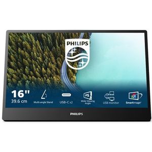 Philips 3000 16B1P3302D - Full HD Portable Monitor - 75hz - 15.6 inch