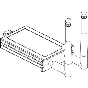 Philips - CRD22 - Wireless-adapter - Zwart - Draadloze Technologie