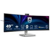 Philips 49B2U6900CH/00 computer monitor 124 cm (48.8") 5120 x 1440 Pixels Dual QHD LCD Zwart