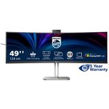 Philips 49B2U6900CH/00 computer monitor 124 cm (48.8") 5120 x 1440 Pixels Dual QHD LCD Zwart