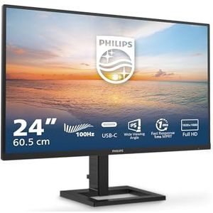 Dis 24 Philips E-line 24E1N1300A IPS Black 16:9,1ms,USB-C,USB-HUB,HDMI