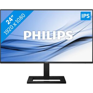 Philips 1000 series 24E1N1300AE/00 computer monitor 60,5 cm (23.8 inch) 1920 x 1080 Pixels Full HD LCD Zwart