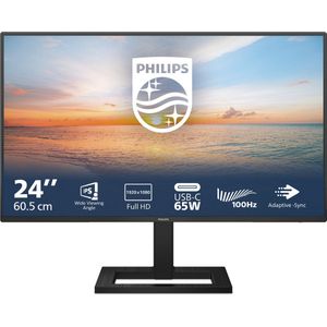 Philips E-line 24E1N1300AE - Full HD IPS Monitor - Verstelbaar - USB-C 65w - 100hz - 24 inch