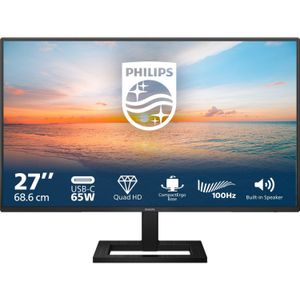 Philips 1000 series 27E1N1600AE/00 computer monitor 68,6 cm (27 inch) 2560 x 1440 Pixels Quad HD LCD Zwart