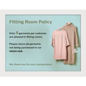 Philips 13BDL4150IW Digitale signage flatscreen 33 cm (13") Wifi UXGA Wit Type processor Android 11 24/7