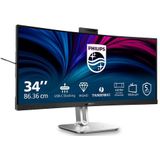 Philips - 34B2U6603CH - Monitor - Grijs - 3440 x 1440 pixels