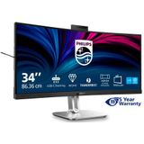 Philips - 34B2U6603CH - Monitor - Grijs - 3440 x 1440 pixels