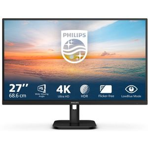 Philips - 27E1N1800A - 27 Inch 4K Monitor - IPS - 3840x2160 - LED