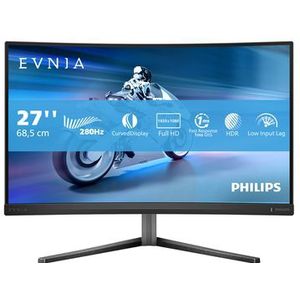 Fast - VA-monitor - 27 Inch - Full HD - Gebogen - LCD - 280 Hz
