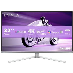 Philips - 32M2N8900/00 - Monitor - Zwart - QD OLED - 4K UHD