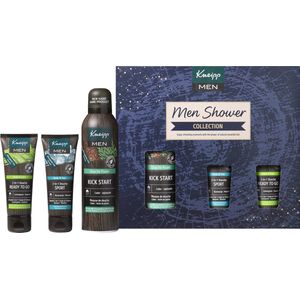 Kneipp Men - Geschenkset Shower Collection - Douche foam - 2-in-1 Douche Shampoo - Cadeau - Giftset - Vegan - Inhoud 200 ml + 2 x 75 ml