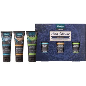 Kneipp Men - Geschenkset Shower Favourites - 2-in-1 Douche/Shampoo - Cadeau - Giftset - Vegan - Inhoud 3 x 75 ml