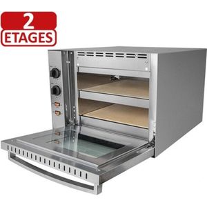 Basic Pizza Oven, RVS , 230V/3000W, 65x61x(H)42cm