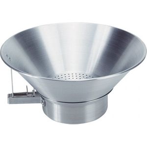 EMGA Horeca Friet lekbak Ø 39cm - Frietvergiet - Aluminium zeer sterk - horeca professioneel gebruik - incl. afneembare zout en vet opvangbak