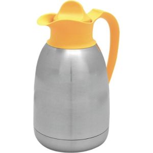 isoleerkan voor thee 1.5 L (geel) met draaiknop