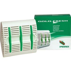 Luchtverfrisserdispenser dreumex gold fresh wit