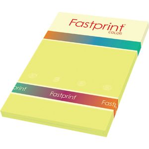 Fastprint - Gekleurd Papier - Geel - A4 - 80 Gram