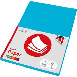 Fastprint - A4 - 80gr - Azuurblauw - 100 Vel - FSC-gecertificeerd