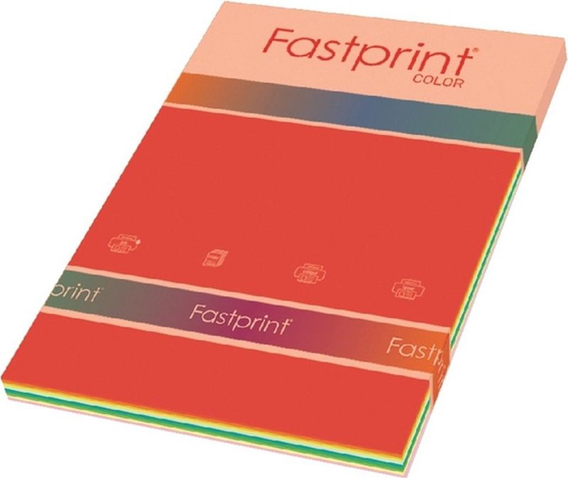 Quantore - Colour - Kopieerpapier - A4 - 120 gram - 10 Kleuren - 100 Vel