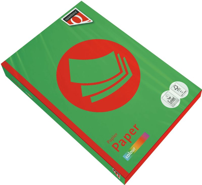Quantore - Colour - Kopieerpapier A4 80gr - Grasgroen - 500 Vel