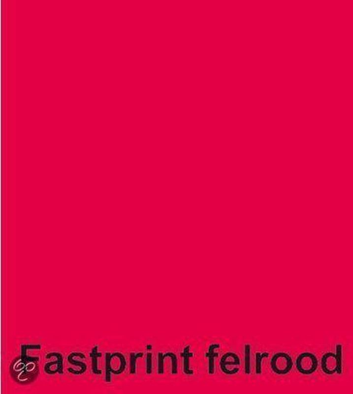 Fastprint - Gekleurd Papier - A3 - Felrood - 120gr