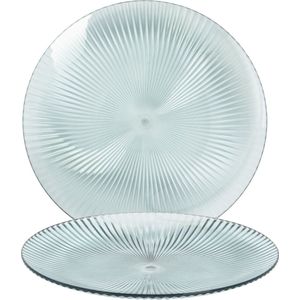Gusta Bord Blauw O20cm 2 stuks