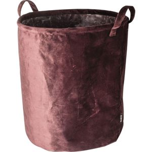 Gusta - Opbergzak rond velvet Bordeaux