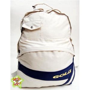 GOLA Rugzak Rugtas School Werk Universiteit Tas Vintage Retro Off-White