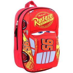 Rugzak - Lightning McQueen - 3D-effect - Polyester - 31x25x12 cm