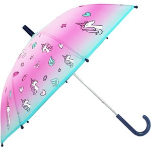 Vadobag Unicorn Paraplu, Eenhoorn - lila handvat, S, Klassiek
