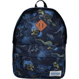 Skooter Dinogames - Rugzak - Schooltas jongen - Blauw - Dino