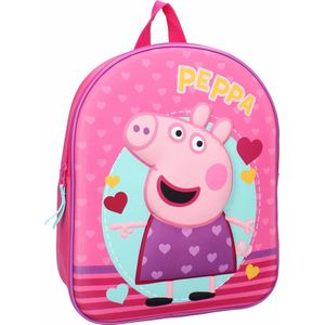 Nickelodeon Rugzak Peppa Pig 3d 9 Liter Polyester Roze