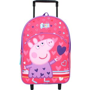 Trolley backpack Peppa Share Kindness - Pink,fuchsia One