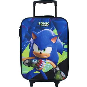 Sonic I Was Made For This - Trolley Koffer - Zwart - Kinderen - Jongens