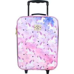 Milky Kiss Boundless Trolley Koffer - Paars - Unicorn - Reiskoffer