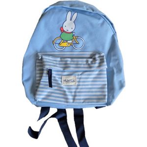 10476 Nijntje Rugtas/Rugzak Blauw/wit Fiets