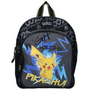 Vadobag - Rugzak Pokémon Pikachu - Zwart - Polyester - 30x25x11cm