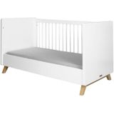 Bopita Lynn bedbank 70x140 - Wit/Naturel