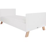 Bopita Lisa bed 90x200 - Wit/Naturel