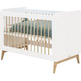 Bopita Paris Ledikant - 60x120 cm. - White/Oak