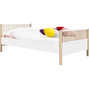 Bopita Mika Twinbed Wit / Eiken 120 x 200 cm