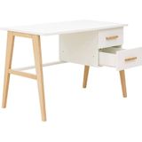 Bopita Fenna Bureau 2 Lades - White/Natural