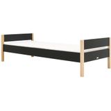 Bopita Lucas bed 90x200 - Mat Zwart/Naturel