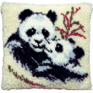 Pako Panda met jong Knoopkussen pakket 013.075