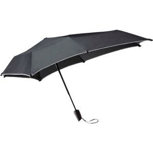 Senz Mini Automatic Foldable Paraplu Black Reflective