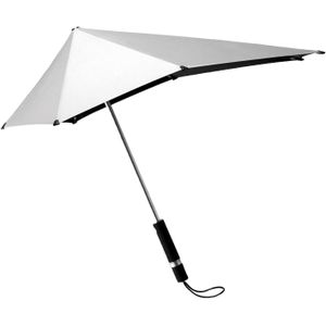 Senz stormparaplu Original Stick shiny silver