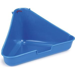 Beeztees Konijnentoilet Pip - Knaagdier - Plastic - Blauw - 35x20x17 cm