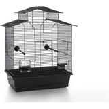 Beeztees Iza 2 Pagode - Vogelkooi - Zwart - 45x28x59,5 cm