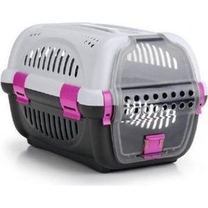 Beeztees reismand Rhino Grijs/Roze