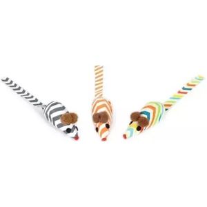 Beeztees Micies Muisjes - Kattenspeelgoed - 4 cm - 3ST